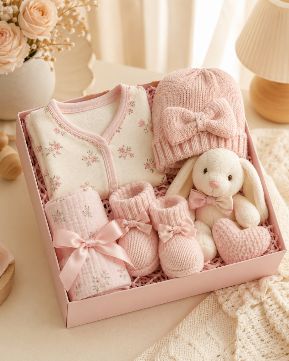 Pink Newborn Gift Set